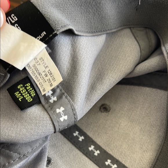 NWOT Under Armour Heathered Gray Cap with Purple Emblem - Picture 6 of 8